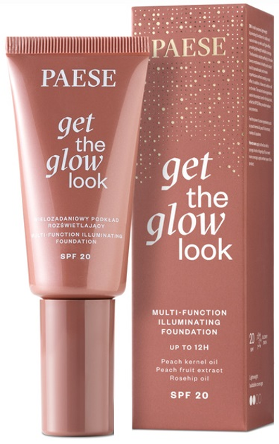 Podkład rozświetlający Paese Get The Glow Look 4W Medium Beige 30 ml (5902627626906) - obraz 1