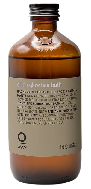 Szampon Oway Silk'n Glow Hair Bath do włosów puszących się 240 ml (8029352368226) - obraz 1