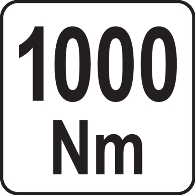 Klucz udarowy pneumatyczny YATO 1/2", 1000 Nm, 6.3 Bar 120 l/min (YT-09528) - obraz 7