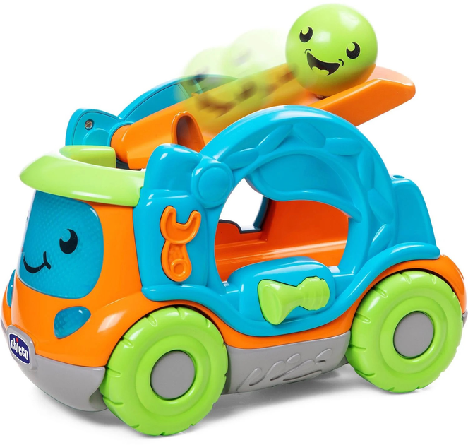  Wesoła elektroniczna ciężarówka Chicco Turbo Ball Rolling Truck (8058664145034) - obraz 9