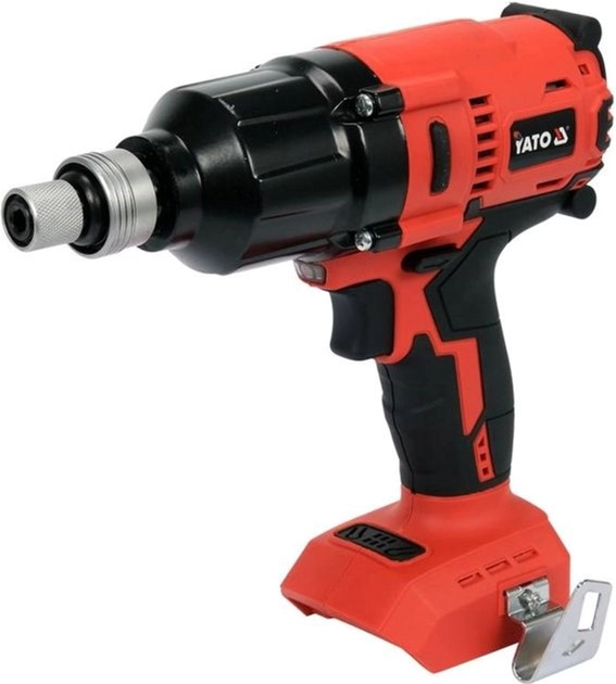 Akumulatorowy bezszczotkowy klucz udarowy YATO quad. 1/2" 700 Nm Li-Ion 18 V 3 Ah bez akumulatora YT-828061 (5906083076787) - obraz 3