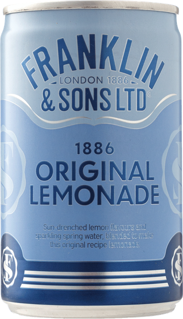 Упаковка напою газованого Franklin & Sons Лимонад Original 0.15 л x 24 шт. (5032678005785) - зображення 2