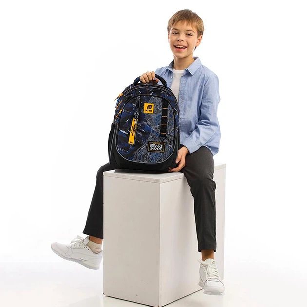 Рюкзак с ортопедической спинкой для младших классов KITE Education K25-700M-4 Beast Mode (000995258) - Фото 14 Рюкзак с ортопедической спинкой для младших классов KITE Education K25-700M-4 Beast Mode (000995258) - изображение 14