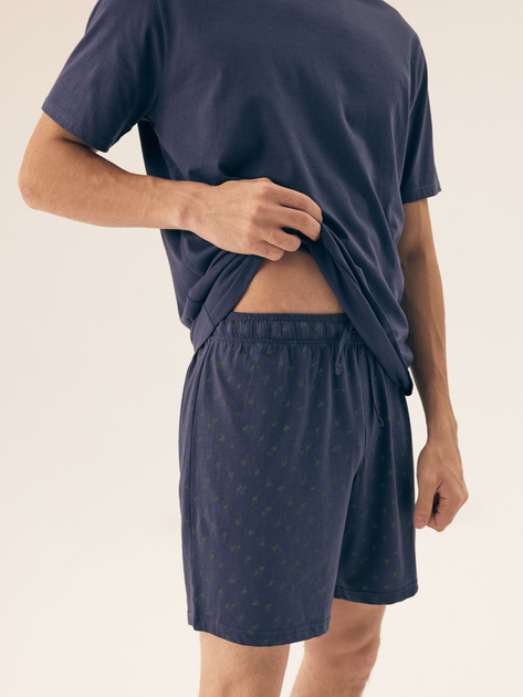Piżama męska z szortami i krótkim rękawem letnia bawełniana Henderson Shore 42601-95X 2XL Granatowa (5903972510063) - obraz 6
