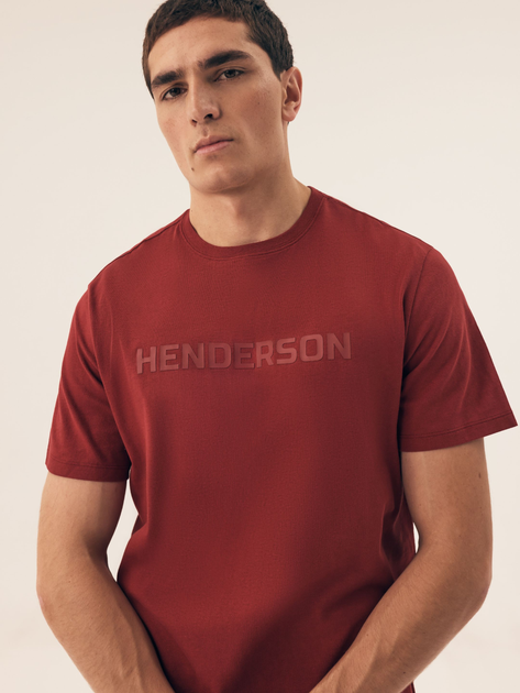 Piżama męska z szortami i krótkim rękawem letnia bawełniana Henderson Daft 42626-33X L Czerwona (5903972398876) - obraz 5