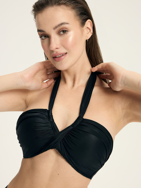 Góra od stroju kąpielowego damska push up Esotiq Truffle 42724-99X 70B Czarna (5903972570432) - obraz 1