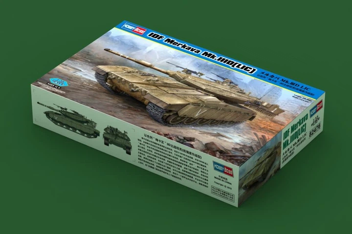 Збірна модель 1/35 Танк IDF Меркава Mk.IIID(LIC) HobbyBoss 82476 - Фото 2 Збірна модель 1/35 Танк IDF Меркава Mk.IIID(LIC) HobbyBoss 82476 - изображение 2