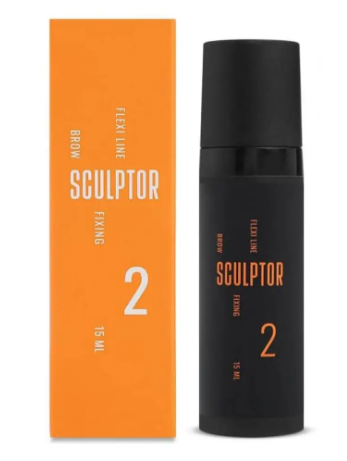 Засіб фіксуючий для ламінування брів Sculptor Flexi Line Brow Fixing №2 15 мл - Фото 1 Засіб фіксуючий для ламінування брів Sculptor Flexi Line Brow Fixing №2 15 мл - зображення 1