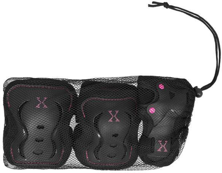 Набір захисту Nils Extreme H320 розмір XL Чорно-рожевий (5907695542585) - зображення 2