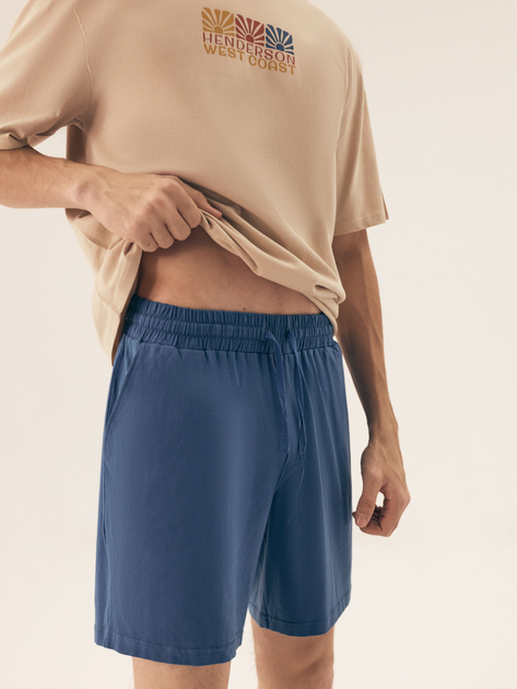 Піжама (футболка + шорти) чоловіча бавовняна Henderson Onshore 42792-02X L Бежева (5903972510643) - зображення 6