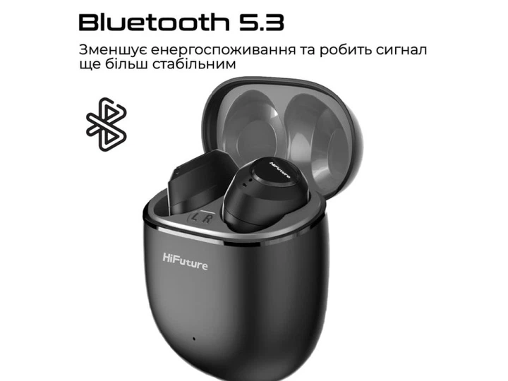 Навушники TWS HiFuture OlymBuds3 Black (olymbuds3.black) - изображение 2