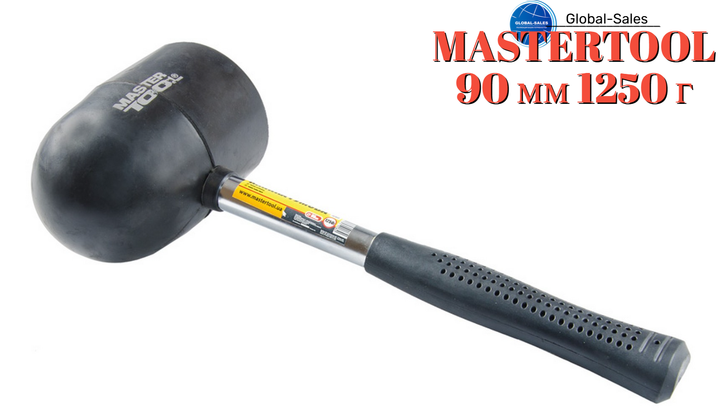 Киянка Mastertool 1250 г x 90 мм черная ручка металл (02-1305) - Фото 1 Киянка Mastertool 1250 г x 90 мм черная ручка металл (02-1305) - изображение 1