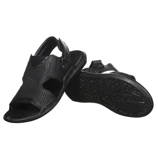 Чоловічі сандалі ClubeShoes 60002 41р 26,5см чорні - зображення 8