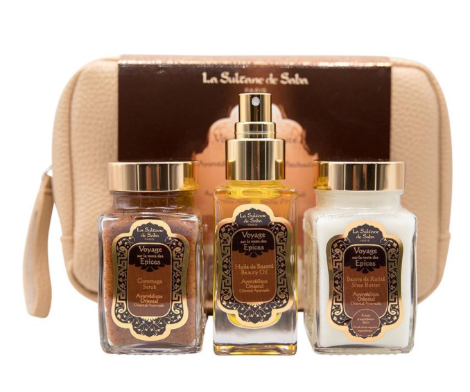 Набор для тела в косметичке La Sultane De Saba Body Set Oriental Ayurvedic Amber Vanilla Patchouli - Фото 1 Набор для тела в косметичке La Sultane De Saba Body Set Oriental Ayurvedic Amber Vanilla Patchouli - изображение 1