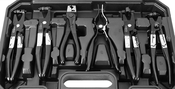 Szczypce do opasek zaciskowych NEO Tools 9 szt 11-228 (5907558437386) - obraz 3