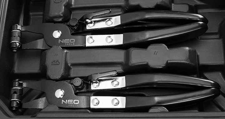 Szczypce do opasek zaciskowych NEO Tools 9 szt 11-228 (5907558437386) - obraz 4