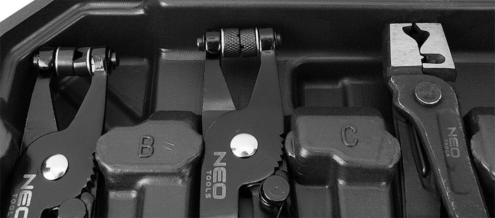Szczypce do opasek zaciskowych NEO Tools 9 szt 11-228 (5907558437386) - obraz 5
