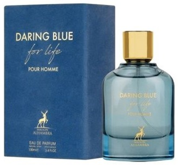 Парфумована вода для чоловіків Maison Alhambra Daring Blue For Life 100 мл (6290360590677) - зображення 2