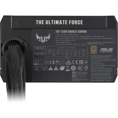 Блок питания ASUS 750W TUF 80+ Bronze (90YE00D0-B0NA00) - Фото 4 Блок питания ASUS 750W TUF 80+ Bronze (90YE00D0-B0NA00) - зображення 4