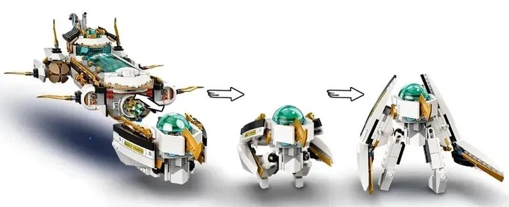 Конструктор NINJAGO Підводний дарунок з безліччю цікавих функцій 1159 деталей (60086) - зображення 5