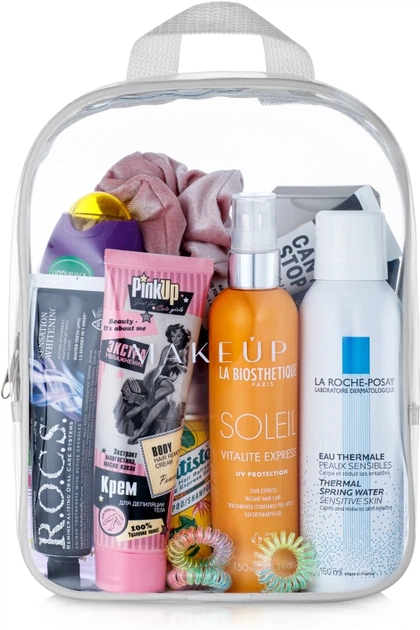Косметичка для душу, біла "Beauty Bag" (без наповнення) - MAKEUP (774443-27054593) - зображення 2
