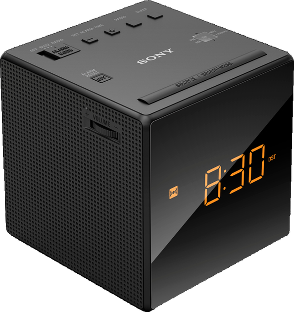 Настільний радіогодинник Sony ICF-C1B Black (4905524962031) - зображення 2