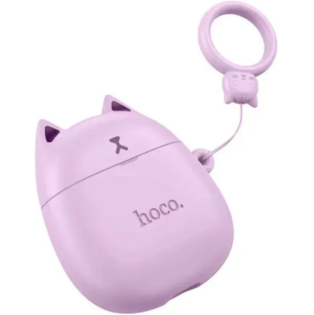 Беспроводная стерео гарнитура Hoco EW45 TWS, BT5.3, 30mAh, 350mAh, 4h, Lilac Cat, Фиолетовый - изображение 4