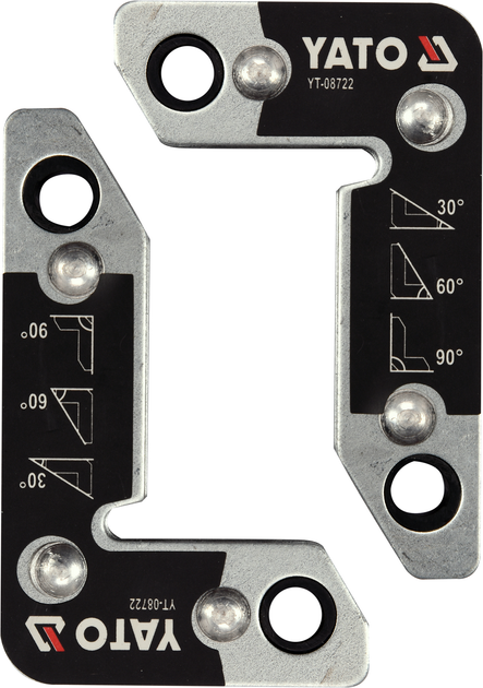 Magnetyczne uchwyty spawalnicze YATO 84 x 45 x 25 x 54 mm zestaw 2 szt (5906083056529) - obraz 2