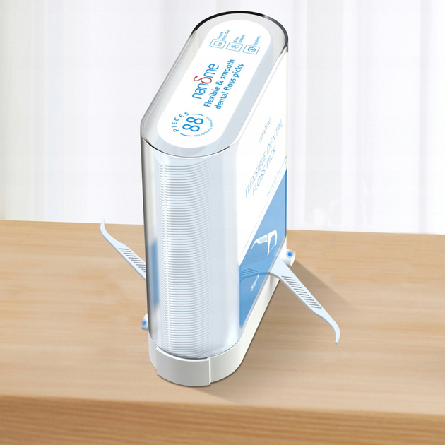 Зубні нитки Nandme Dental Floss Picks в коробці з автоматичною подачею 88 шт (6973931310231) - зображення 4