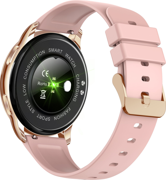 Smartwatch Bemi VERFIT Gold (6972689172467) - obraz 4