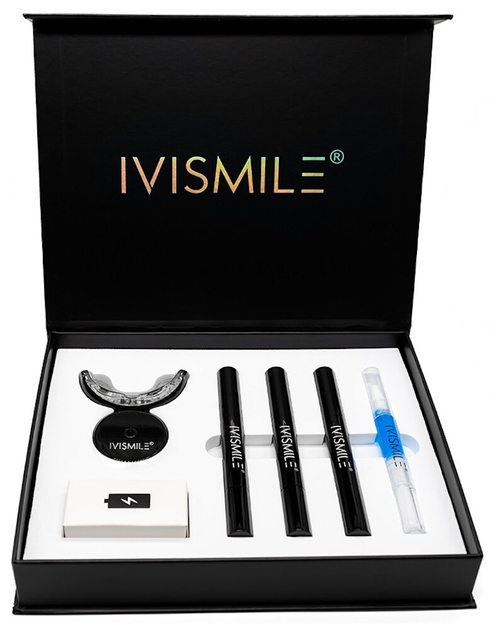 Набір для відбілювання зубів IVISMILE IVI-04K-2 Professional чорний (601549949999) - зображення 3