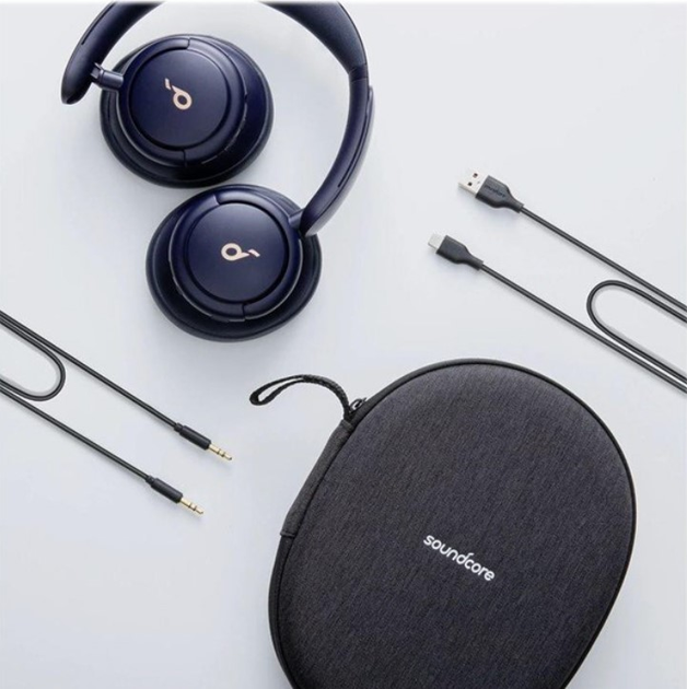 Навушники Anker SoundCore Life Q30 Midnight Blue (A3028333) - зображення 4