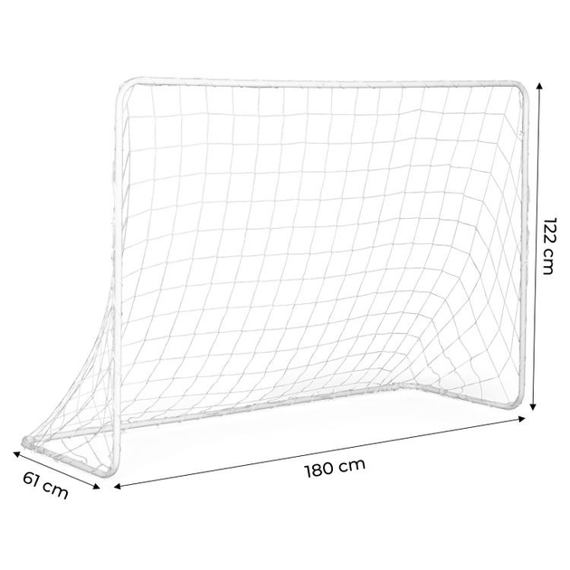 Ворота EcoToys з сіткою 180 x 122 см 2 шт (5905817002030) - зображення 8