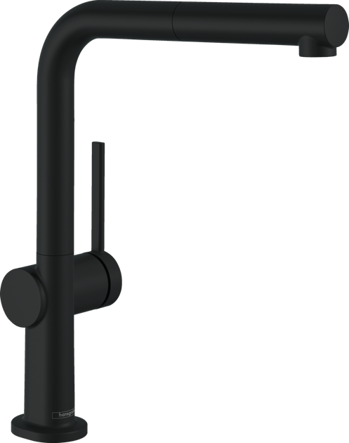 Смеситель для кухонной мойки с выдвижным душем HANSGROHE TALIS M54 72845670, черный матовый - Фото 2 Смеситель для кухонной мойки с выдвижным душем HANSGROHE TALIS M54 72845670, черный матовый - изображение 2