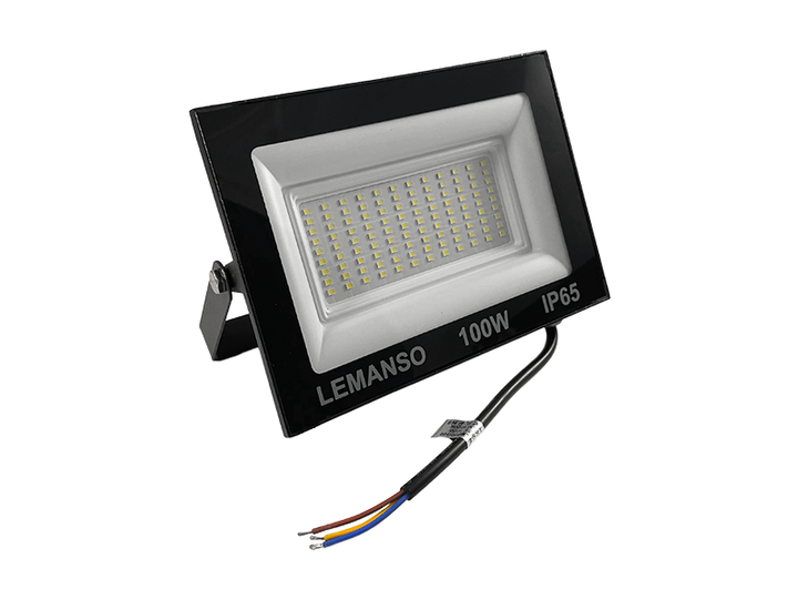 Прожектор светодиодный Lemanso LMP72-100 Нептун 100W 6500K 5600Lm IP65 - Фото 1 Прожектор светодиодный Lemanso LMP72-100 Нептун 100W 6500K 5600Lm IP65 - изображение 1