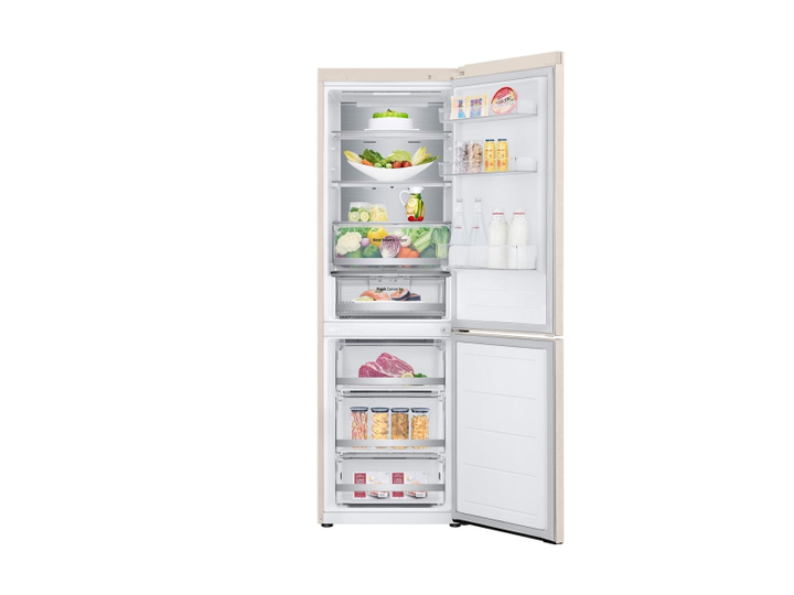 Холодильник з морозильною камерою LG GC-B459FEPW - Фото 2 Холодильник з морозильною камерою LG GC-B459FEPW - изображение 2
