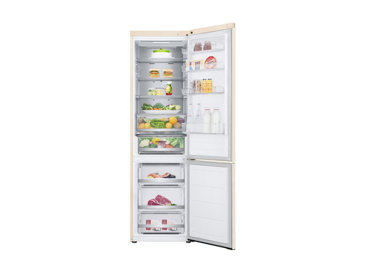 Холодильник з морозильною камерою LG GC-B509FEPW - изображение 6