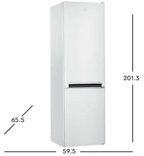 Двухкамерный холодильник Indesit LI9 S1E W - изображение 2