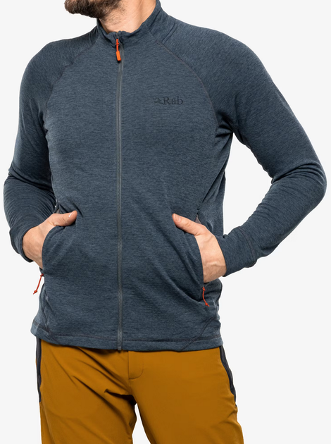 Кофта чоловіча Rab Nexus Jacket, Steel, XL (RB QFF-72-STE-XLG) - зображення 6