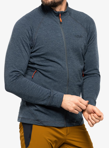 Кофта чоловіча Rab Nexus Jacket, Steel, XL (RB QFF-72-STE-XLG) - зображення 7