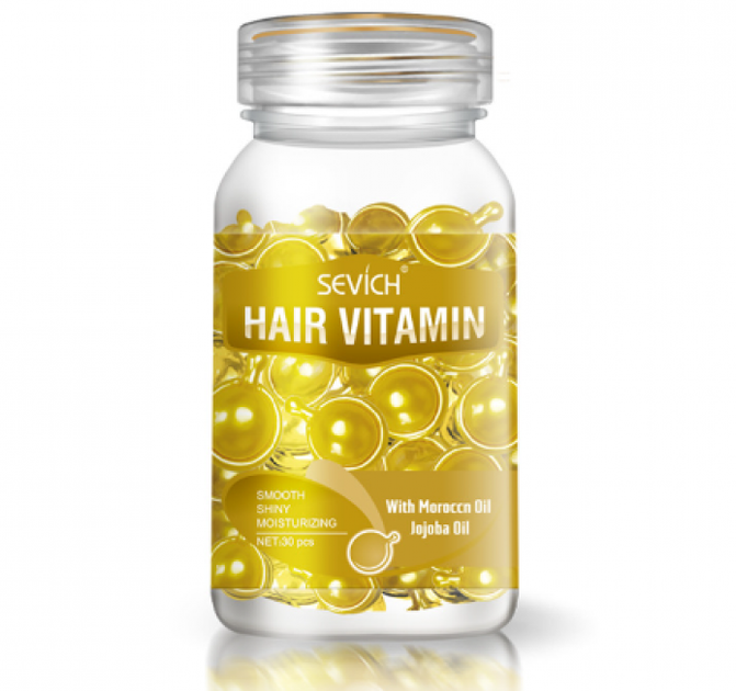 Вітамінні капсули Sevich Hair Vitamin для відновлення та гладкості волосся, 30 шт - зображення 2