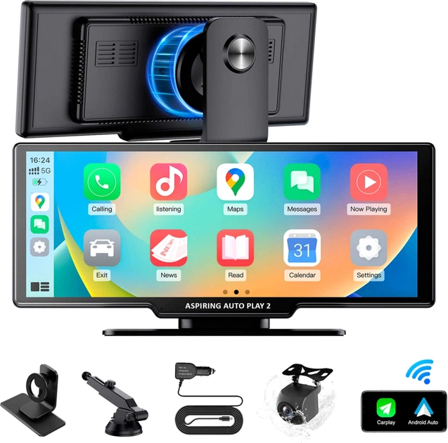 Автомобильный монитор Aspiring Auto Play 2 Magnet CarPlay Android auto (LX-BT702) - изображение 2