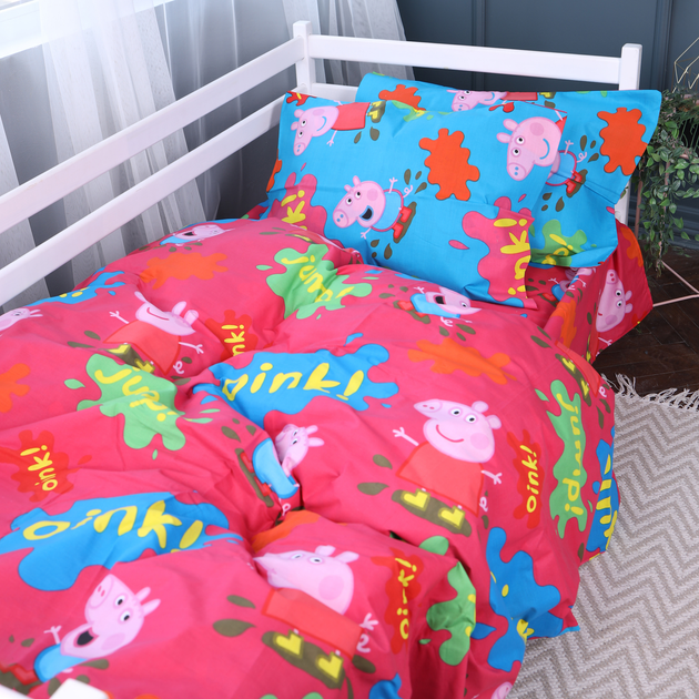 Підковдра MirSon Бязь 17-0507 Peppa 160 x 220 см від Rozetka на платформі USKIDKA Акція на Підковдра MirSon Бязь 17-0507 Peppa 160 x 220 см від Rozetka