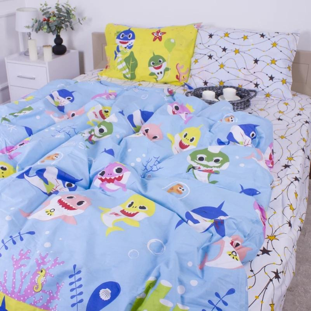 Підковдра MirSon Ranforce Elite 17-0522 Sharks are fun 160x220 см від Rozetka на платформі USKIDKA Акція на Підковдра MirSon Ranforce Elite 17-0522 Sharks are fun 160x220 см від Rozetka