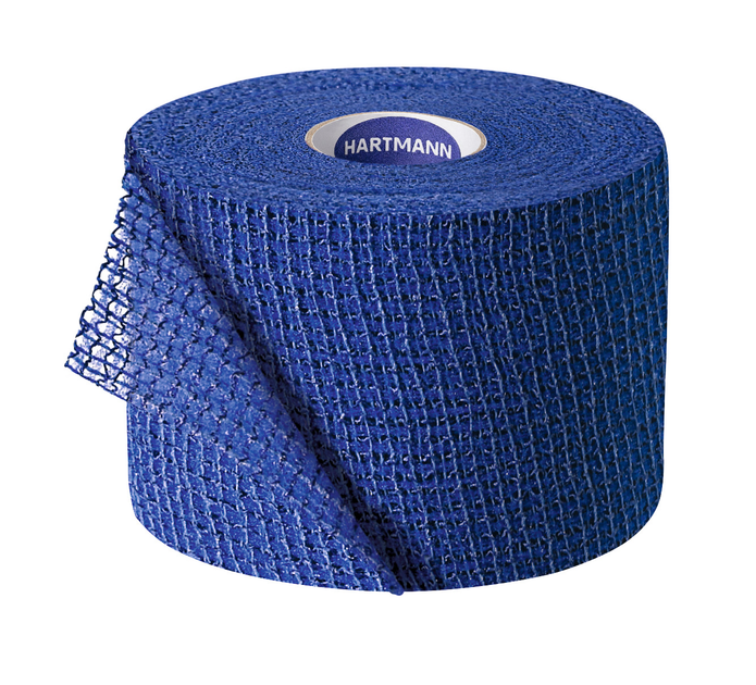 Бінт когезивний фіксуючий Peha-haft® Color blue / Піха-хафт колор синій 6см x 20м 1шт - зображення 2