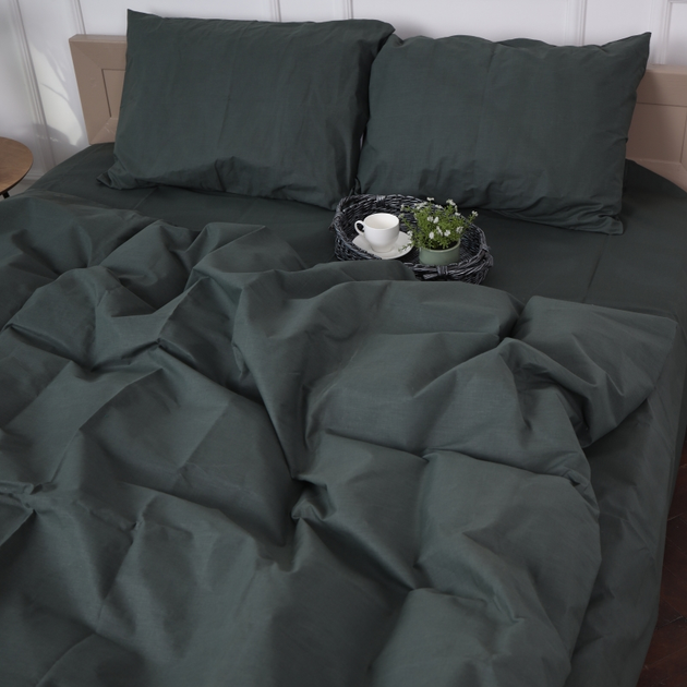 Підковдра MirSon двоспальна 175x210 см 16-7000 Green Grey бязь від Rozetka на платформі USKIDKA Акція на Підковдра MirSon двоспальна 175x210 см 16-7000 Green Grey бязь від Rozetka