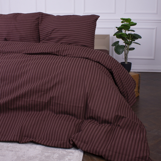 Підковдра MirSon Двоспальна 175х210 см Ranforce Elite 17-0617 Stripe Brown від Rozetka на платформі USKIDKA Акція на Підковдра MirSon Двоспальна 175х210 см Ranforce Elite 17-0617 Stripe Brown від Rozetka