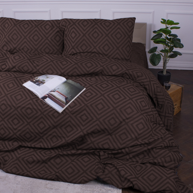Підковдра MirSon Полуторна Євро 160х220 см Ranforce Elite 17-0624 Geometry Brown від Rozetka на платформі USKIDKA Акція на Підковдра MirSon Полуторна Євро 160х220 см Ranforce Elite 17-0624 Geometry Brown від Rozetka