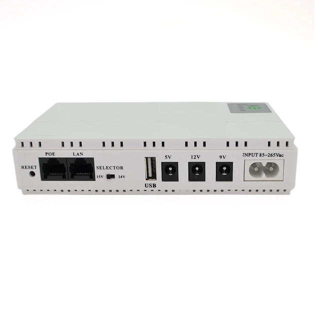 ИБП для роутера 18 Вт UPS-18W Voltronic DC1018P 5/9/12V 10400 mAh Бесперебойник для WI-Fi UPS для роутера - изображение 2