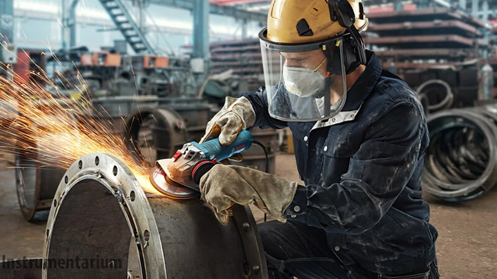 Профессиональная болгарка Bosch GWS 12-125 S: 1200Вт, диск 125мм, с регулировкой оборотов - изображение 9